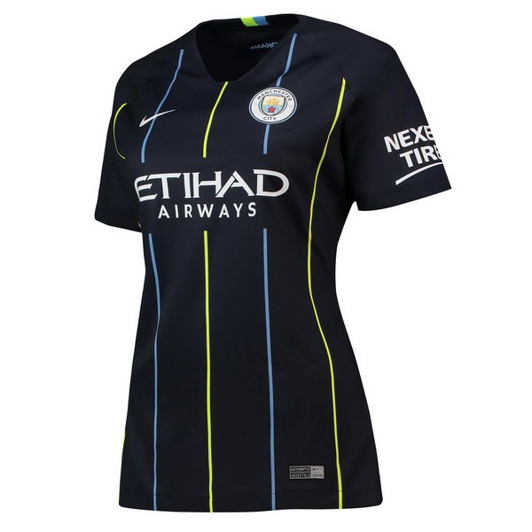 Camiseta Manchester City 2ª Mujer 2018/19 Azul